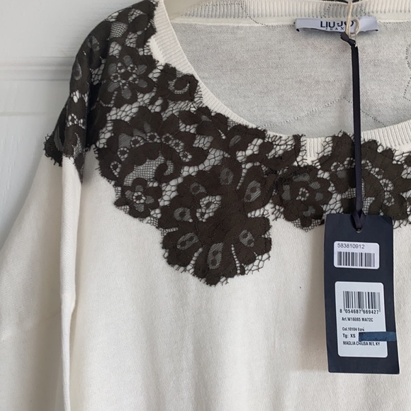 Liu Jo ,Superb sweater with lace - Picture 2 of 9